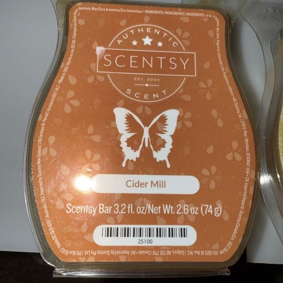 Scentsy Cider Mill Wax Bar & Pineapple Rose - Picture 2 of 3